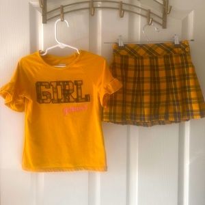 Garanimals Mix/Match 2 piece girl top/ skirt set